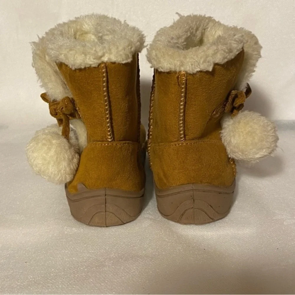 Wonder Nation Boots Girls‎ Size 9 Slip On Brown